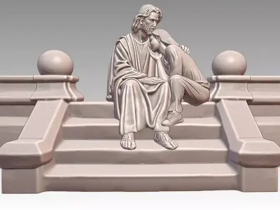 Jesus - Come Unto Me 3D print model