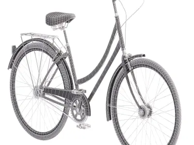 LINUS DUTCHI 3 SPEED CORAL bicycle 3D model