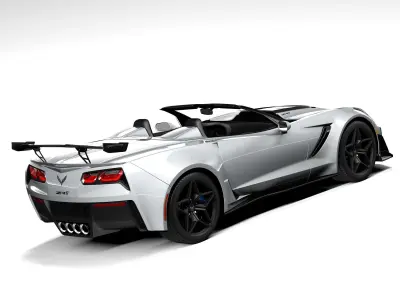 Chevrolet Corvette ZR1 Convertible 2019 3D model