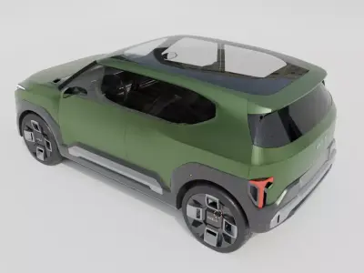KIA EV2 2026  Lowpoly 3D model Low-poly 3D model