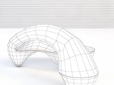 Abstract sculpture artwork henry moore 3D model