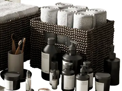 Bathroom Accessories 001 3D model