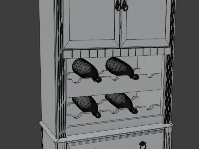 Old cellar modeled in blender  3D model