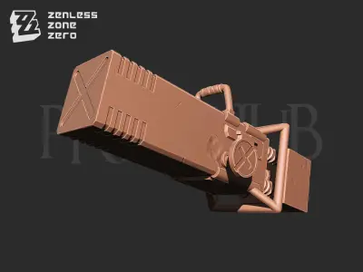 Zenless Zone Zero ben bigger W-Engine Big Cylinder for cosplay 3D print model
