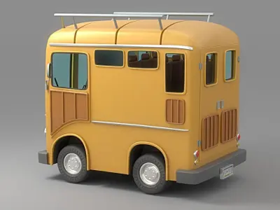 Cartoon Car Collection V1 3D model