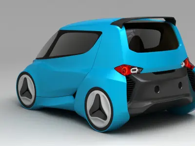 Kancil EV-4 3D model