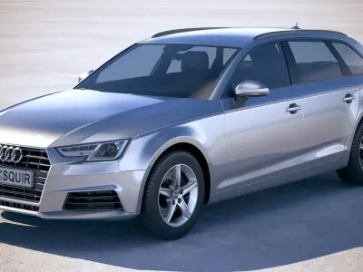 Audi A4 Avant 2019 3D model