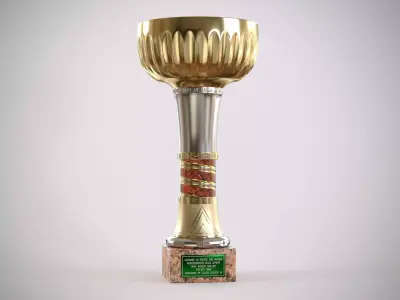 Mini Beach Volley Cup Trophy 3D model