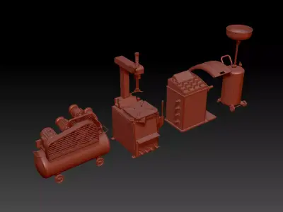 Garage tools 3D print model
