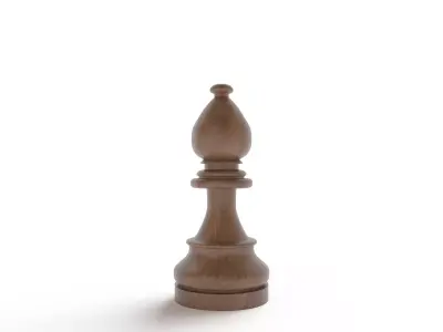 Chess Statue 3D model