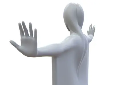 woman sculpture Ophelia statue 3D print model