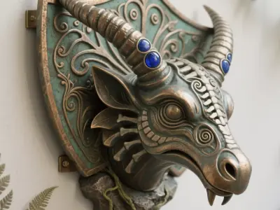 Dragon 3D print model