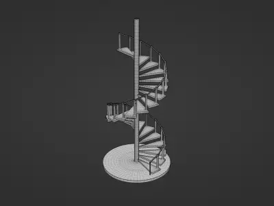 Spiral Staircase 3D model