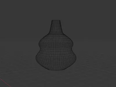 Golden Vase 3D model