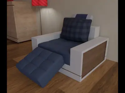 Full Kit interior for modern house 3D model