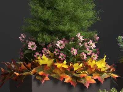 plants set 121 3D model
