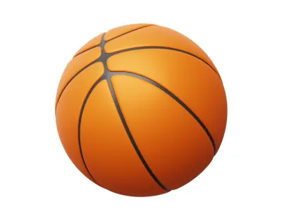 Basketball 3D model 6