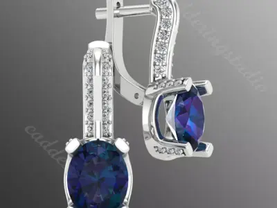 Earrings od99 3D print model