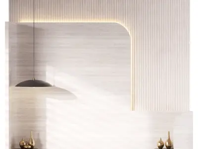 Decorative Wall panel  15 3D model