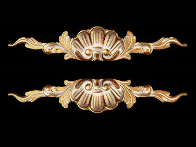 Classic carved 007 3D model