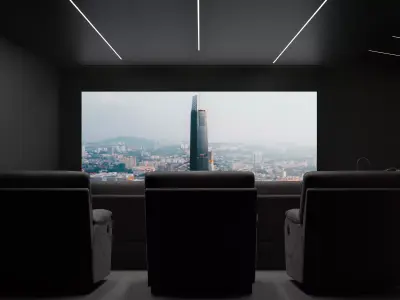 Luxury Small Cinema 3D model