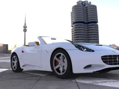Ferrari California convertible 3D model