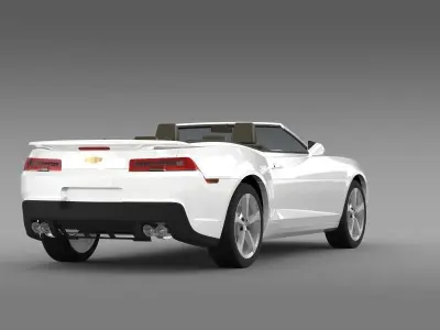 Chevrolet Camaro RS Convertible 2014 3D model