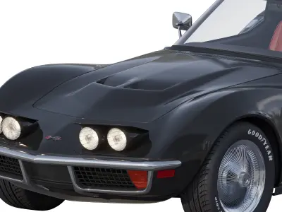 Chevrolette 1968 Corvette Stingray   3D model