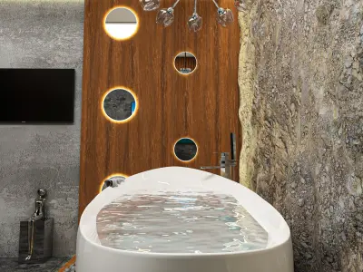 MODERN BATHROOM 3D model