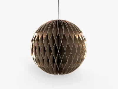 Christmas Toy Paper Sphere 3D model