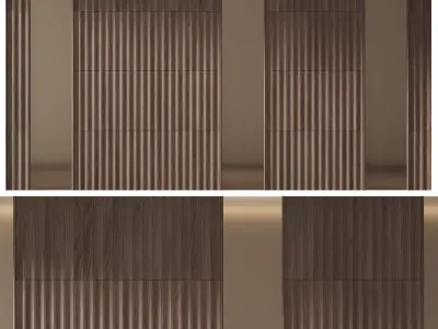 Decorative V60 Wall Panels 3D model