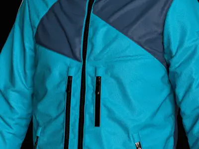 Jackets and Pants Snowboarding  Clo3D  OBJ Vol01 3D model