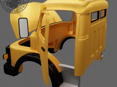 Carroceria Mercedes Benz L 1113 para RC 3D print model