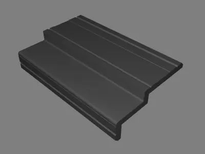 Cornice Moulding Low-poly 3D model
