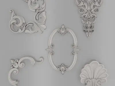 Trim Ornament 74 3D model