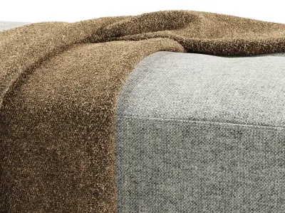 Minotti Jacques ottomans 3D model