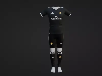 Real Madrid Sportwear Low-poly 3D model