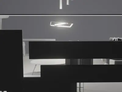 Modern Decor Furnashing Low-poly 3D model