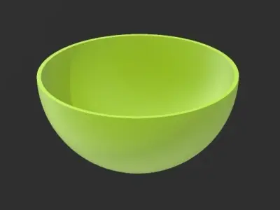 Half sphere 3D model