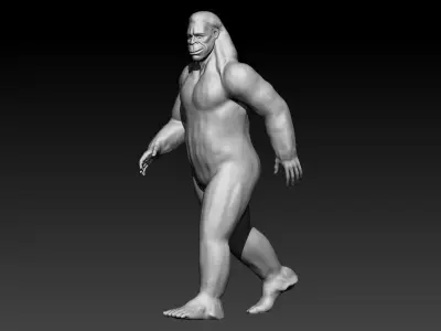 Bigfoot Pendant 3D print model