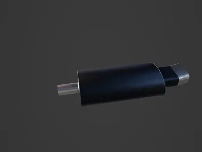Car Sport Exhaust 3 3D model