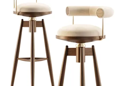 DYLAN BAR CHAIR 3D model