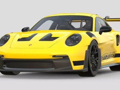 Porsche 911 GT3 RS 992 3D model