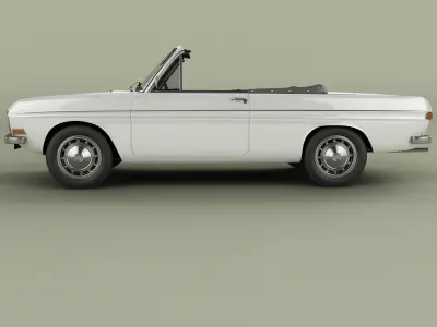 Audi Super 90 Cabriolet 3D model