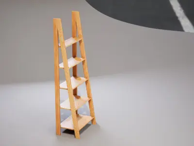 Shelf 01 Low-poly 3D model