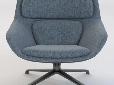 Ikea Striad Low Back Lounge Chair 3D model