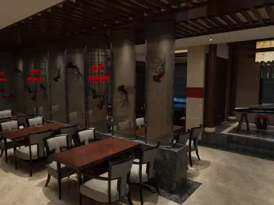 Restaurant 3 3D model