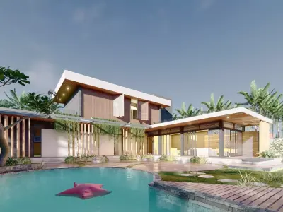 Modern Villa 3D model