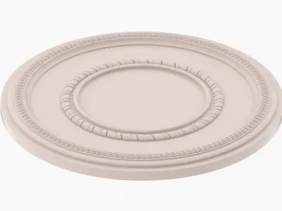 Classic Ceiling Medallion 43 3D model