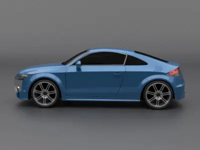 Audi TTS 2011 restyled 3D model